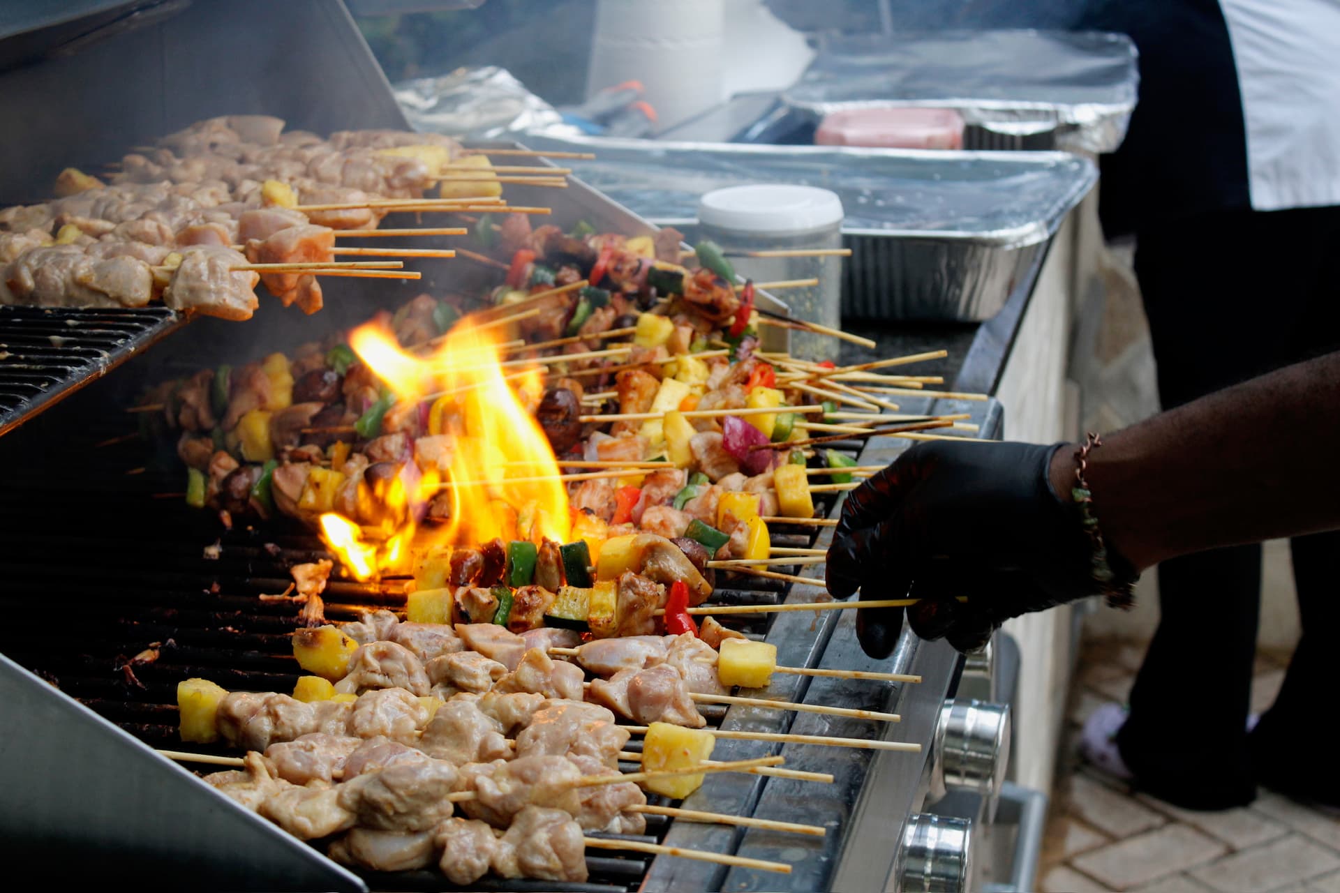 Jamaican jerk grilling